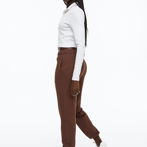 Pantalons et sweats à capuche vierges en gros, pantalons de survêtement personnalisés en molleton de coton, streetwear - Product Image 3