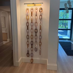 Chaînes en résine multicolores de qualité supérieure, maillons en acrylique, pièces décoratives, accessoires de présentation de table, accessoires de design d'intérieur, vente en gros de luxe - Product Image 6