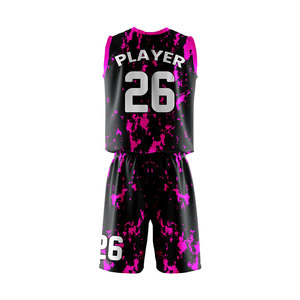 Uniforme de Baloncesto Personalizable con Transferencia Térmica, Transpirable, que Absorbe la Humedad, Tallas Grandes, Precio Económico, para Equipos Nuevos - Product Image 3