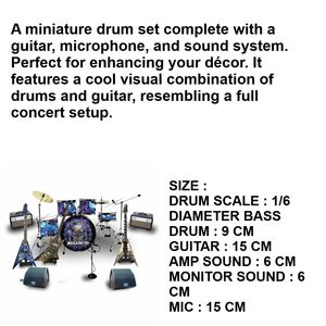 Miniature musicale : Ensemble de décoration modèle Megadeth - Product Image 5