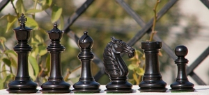 Luxury Handmade Solid Wood Chess Set with Boxwood & African Padauk Pieces-Decorative Board Game for Family <b>Entertainment</b> - Product Image 2