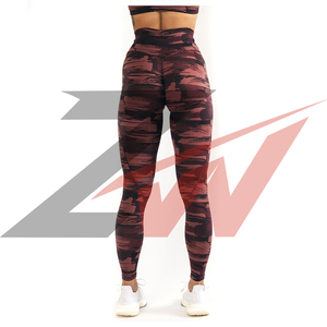 <b>Women</b> Pants Gym Yoga Seamless Sports Clothes Stretchy High Waist Athletic Exercise Fitness <b>Leggings</b> Four-Way Stretch High Waist - Product Image 4