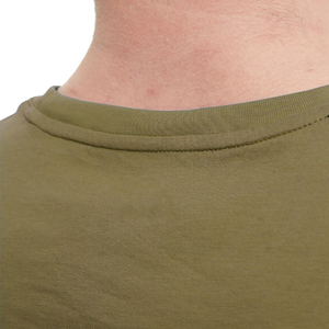 Camiseta sin Mangas para Hombre, Color Verde Oliva, Cuello Redondo, Color Sólido, Informal, de Punto, para Hacer Ejercicio - Product Image 5