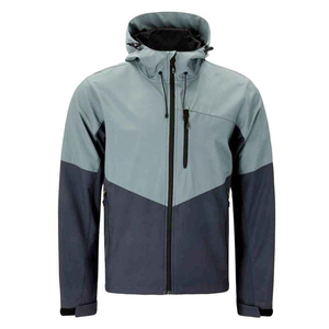 Chaqueta Softshell Personalizada para Hombre con Bloques de Color, Cortavientos, Impermeable, para Senderismo al Aire Libre, con Capucha - Product Image 6