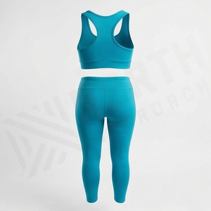 Conjunto de Yoga sin Costuras Personalizado al por Mayor OEM para Mujer, Ropa Deportiva con Estampado por Sublimación para Gimnasio, Fitness y Running - Product Image 2
