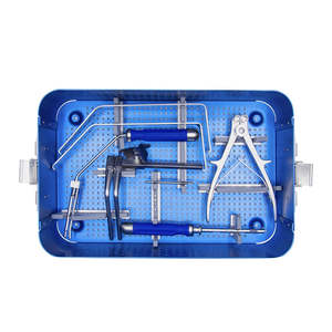 Azicon's Anterior Cervical Plate System Set Spine Surgery Instruments Plate Bender Screwdriver <b>Drill</b> <b>Guide</b> Awl Case Box - Product Image 2