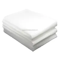 Haute Qualité 100% Polyester Blanc Tissu Non Tissé Respirant 60gsm-2500gsm En Gros Croix Style Pas Cher Prix pour Vêtements De Voiture