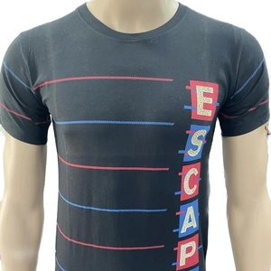 Men's T-shirt Made of 100% Cotton Premium Quality with Printed Solid Color Can <b>Be</b> Customized Print Manufactured in India Mumbai - Product Image 1