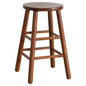 Taburete de madera estilo rústico, mueble inspirado en la granja, construcción de madera maciza, asiento rústico para cocina, comedor y hostelería - Product Image 4