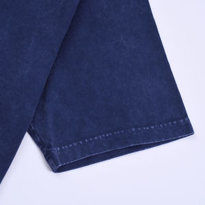 T-shirt vierge OEM Premium en coton 100% 230 g/m² pour homme, confortable et décontracté, effet délavé à l'acide, personnalisable avec logo, vente en gros - Product Image 4