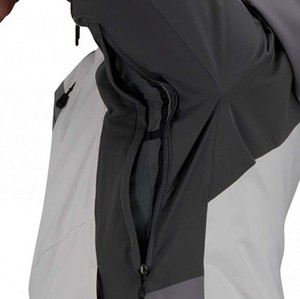 Custom OEM Men Latest Fashion Navy Blue and White <b>Ski</b> Jacket Long Sleeves Multiple Pockets Warm Jacket - Product Image 2