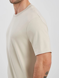 เสื้อยืดออกกำลังกายทรงหลวมสำหรับผู้ชาย – เสื้อยืดออกกำลังกายผ้าฝ้ายระบายอากาศได้ดี เสื้อออกกำลังกายดูดซับความชื้น ชุดกีฬาสวมใส่สบายสำหรับการออกกำลังกาย - Product Image 3