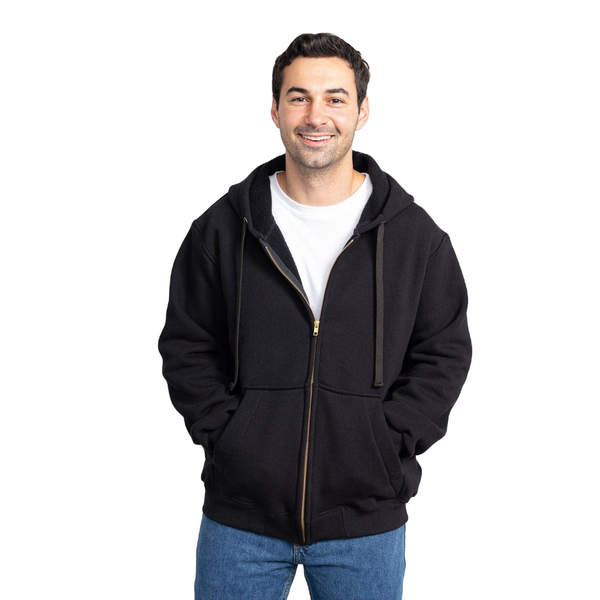 2022 Custom Heavyweight Zip-Up Winter Hoodie Street Wear Sports Apparel  Plain Dyed Wholesale