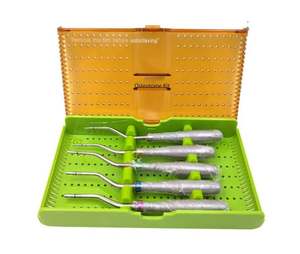 Kit de Osteótomos Originales Tipo Cóncavo AB, Instrumentos Quirúrgicos Manuales para Implantes Dentales, Certificación CE Clase I por KAHLU ORTHOPEDIC - Product Image 1