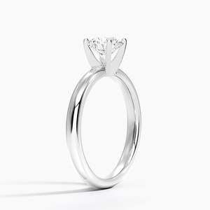 Bague BOJ 090 en argent 925, taille ronde, avec halo de griffes, solitaire en moissanite 2 carats couleur D VVS1 certifiée GRA, prix bas - Product Image 2