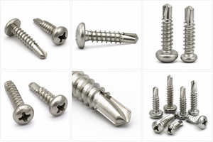 Tornillos Autorroscantes de Cabeza Pan Phillips, Rosca Gruesa, Acero al Carbono, Zincados, Métricos, para Fijación de Chapa Metálica - Product Image 2