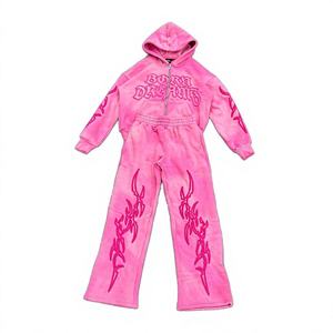 Conjunto de Chándal Urbano Personalizado de Gran Tamaño, Algodón Pesado de Primera Calidad, Fabricante OEM ODM de Marca Privada - Product Image 2
