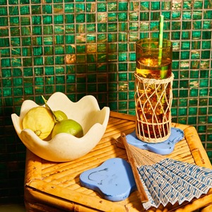 Decorative Classic Resin <b>Tea</b> <b>Coasters</b> for Dining and Coffee Tables Heat Resistant Food Grade Eco-Friendly Handmade - Product Image 5
