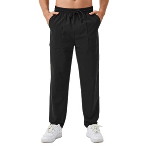 Top Selling Custom Logo Men Sweat Workout Fitness <b>Pants</b> Sports Joggers Streetwear Casual <b>Silk</b> Screen Printing Breathable Fleece - Product Image 1