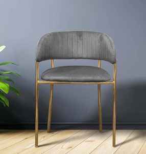 Silla Dorada Contemporánea de Acero Inoxidable, Resistente, para Sala de Estar, Sillas al por Mayor - Product Image 2