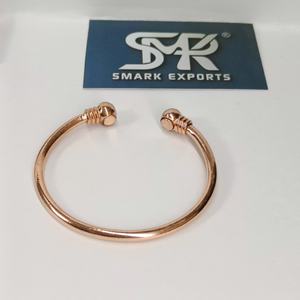 Classic Traditional Magnetic Copper Open Cuff Bangle Metal Craft Handmade <b>Adjustable</b> Lightweight Plain <b>Bracelet</b> for <b>Men</b> Women - Product Image 5