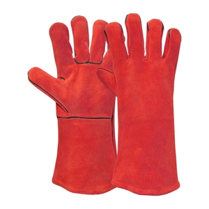 Gants de soudage en cuir de vachette pleine fleur, haute performance, ignifuges, résistants à l'abrasion, pour barbecue et grillades - Product Image 4