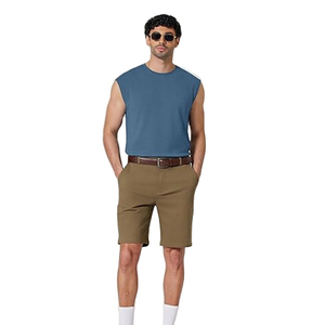 Men Sleeveless T-<b>Shirt</b> <b>100</b>% <b>Polyester</b> Solid Eco-Friendly Athletic Tank Top Breathable Quick Dry Anti-Pilling Lightweight - Product Image 5