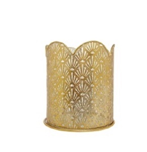 Support en métal qui crée une lueur apaisante, idéal pour la méditation et la pleine conscience, la brillance métallique ajoute une profondeur et une texture au style intérieur. - Product Image 6