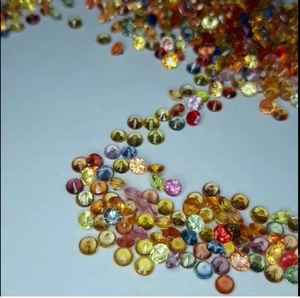 พลอยแซฟไฟร์ธรรมชาติทรงกลมเจียระไน  ขนาดมาตรฐาน  ไม่ผ่านการปรับแต่ง  พร้อมใบรับรอง  พร้อมสำหรับการฝังในเครื่องประดับ - Product Image 3