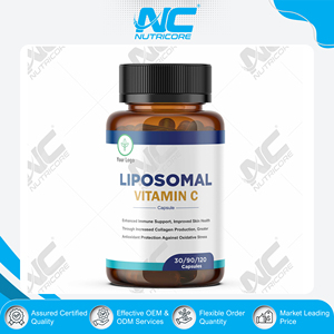 Nouvel arrivage en stock – Meilleures ventes : Compléments alimentaires à base de plantes de qualité supérieure, capsules de vitamine C liposomale, soutien antioxydant (Marque privée) - Product Image 2