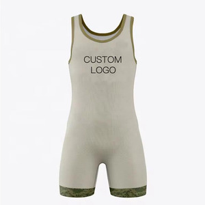 Top Selling OEM Service <b>Professional</b> Factory Customized Wrestling Singlets Breathable Quick Dry Lightweight Short Sleeve Front - Product Image 1