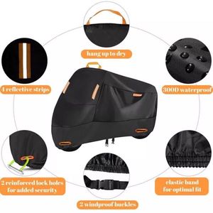Heavy Duty 2XL Waterproof Motorcycle Cover for Winter for Outdoor Storage in Snowy & Rainy Conditions - Product Image 3