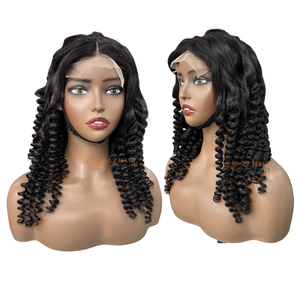 Wholesale 100% Vietnamese Remy Human Hair Curly <b>Wig</b> Machine Double Weft All Colors Perm-Friendly Double Drawn Ends - Product Image 6