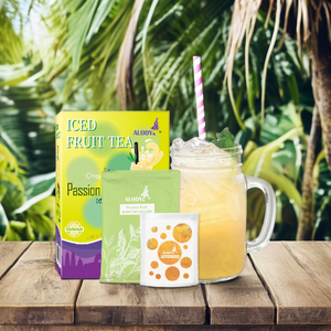 Boîte à thé santé mélangée thé vert fruit de la passion glacé - Product Image 5