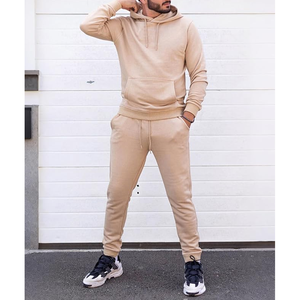 Minimalist Custom 2-Piece Men’s Tracksuit | Heavyweight Cotton | Your Design <b>Heat</b> Pressed - Product Image 2