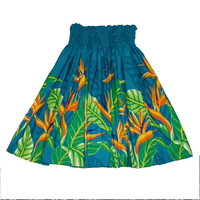 Jupe hawaïenne à volants pour femme, motif floral paradisiaque, taille naturelle respirante, élégante, pour les vacances à la plage, décontractée et tendance