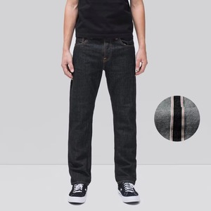 High-quality Embroidered Pocket Detailing on the Back, Custom-made Classic Straight-cut Blue Vintage <b>Men's</b> <b>Jeans</b> - Product Image 4