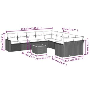 Set Divano da Giardino Beige - Product Image 3