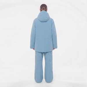 Chaqueta de Esquí para Mujer Hawk Eye, Color Azul Claro, con Capucha, Impermeable, Cierre de Cremallera, Aislamiento Sintético, Ropa Deportiva para Exteriores - Product Image 2