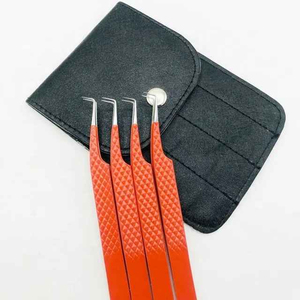 Pince à cils professionnelle en acier inoxydable à pointe fine pour extensions de cils – Outil d'extension de cils 831 - Product Image 5