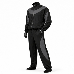 Ensemble coupe-vent très demandé, extensible, léger, respirant, 100% nylon, pour entraînement sportif, logo personnalisé. - Product Image 2