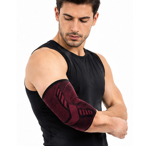 Manchons de protection en caoutchouc respirant et extensible pour les coudes, antidérapants, pour hommes, idéaux pour la gym et le sport – Vente en gros - Product Image 2
