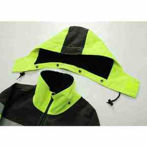 Custom Logo <b>High</b> <b>Visibility</b> <b>Softshell</b> Safety <b>Jacket</b> Lined Waterproof Reflective CE Certified Men's - Product Image 4
