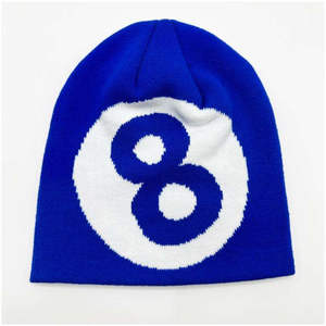 Mejor Precio, MOQ Bajo, Gorro Jacquard con Logotipo Personalizado, Fabricantes de Gorros de Punto Transpirables para Invierno, sin Dobladillo, con Estampado Completo, para Viaje - Product Image 3