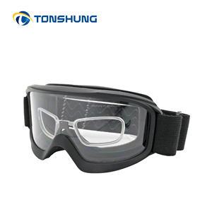 ANSI Z87+ Certified TPU frame anti-fog ballistic goggles for firing range use - Product Image 1