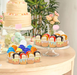 Vasos Desechables Biodegradables Personalizados para Ensaladas y Helados de 3oz, 4oz, 5oz y 8oz con Tapa Plana/Cúpula Transparente y Diseño de Doble Pared - Product Image 6