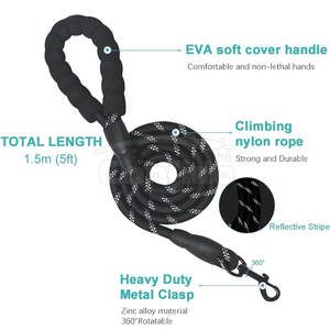 Harnais anti-traction pour animaux de compagnie avec clips avant et arrière, en tissu respirant, confortable et de contrôle efficace pour la promenade, l'entraînement et la course - Product Image 3