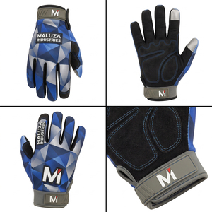 MALUZA INDUSTRIES Wholesale Custom Heavy Duty Mechanic Safety <b>Gloves</b> Reinforced Cuff Anti-Slip Touchscreen <b>Moisture</b>-Wicking - Product Image 4
