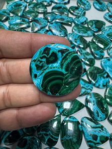 Trimurti Gems - Cabujón de Crisocola Natural, Gema Azul Verde, Piedra Suelta de Alta Calidad para Joyería, Venta al por Mayor, 15-50 mm - Product Image 4