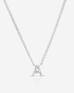 Collar con Inicial de Diamante Cultivado en Laboratorio, Cadena de Cable Personalizable con Nombre, Joyería de Lujo para Uso Diario, Oro Sólido de 14K, Venta al Por Mayor - Product Image 4